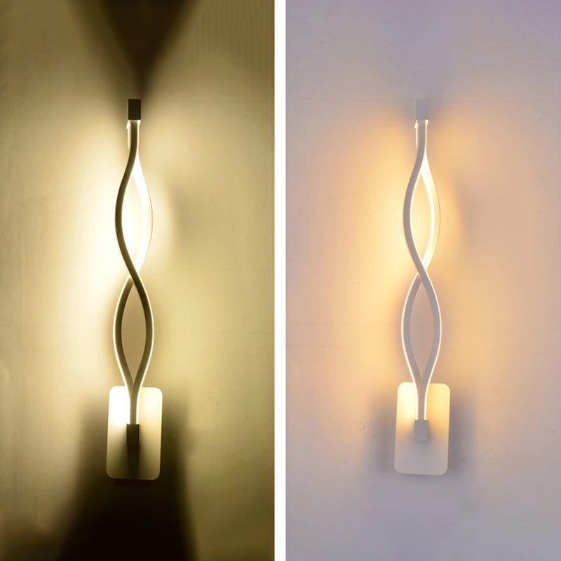 Modern Minimalist Style Linear Wall Mounted Light Fixture Acrylic Wall Sconces for Living Room