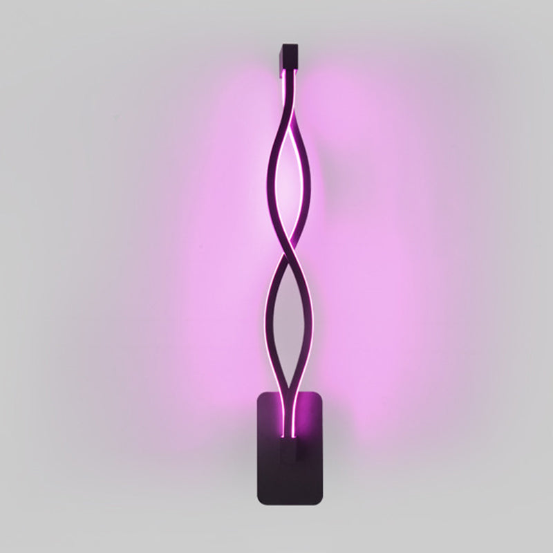 Modern Minimalist Style Linear Wall Mounted Light Fixture Acrylic Wall Sconces for Living Room