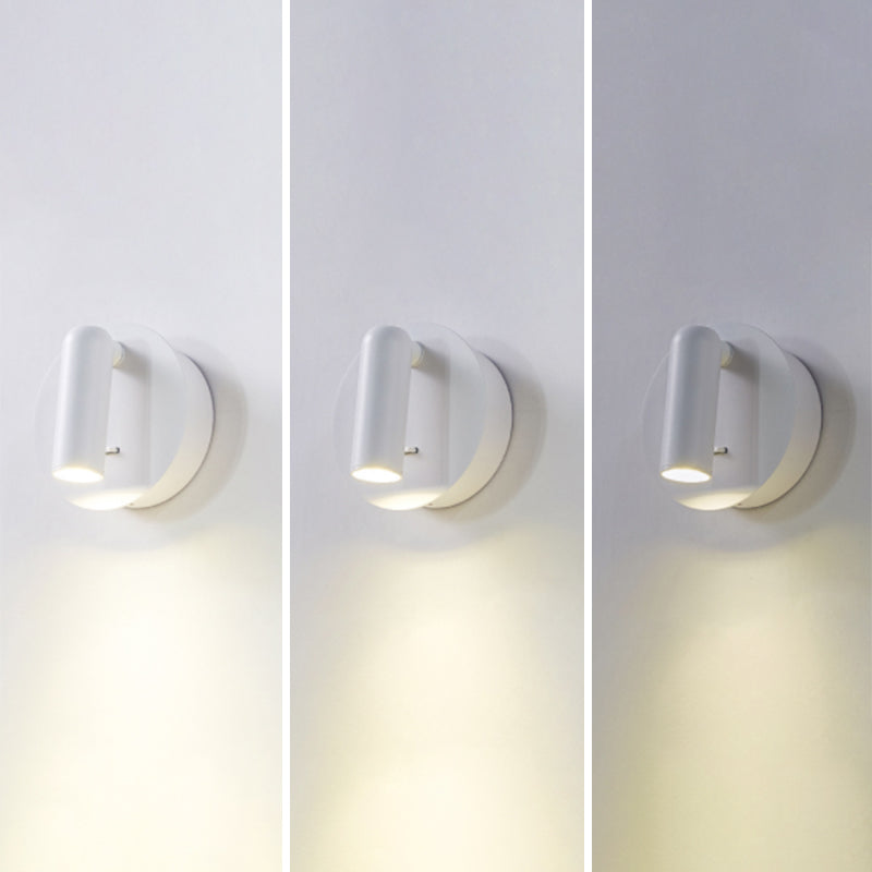 Modern Tubes Sconce Light Fixtures Metal 1 Light Wall Sconces