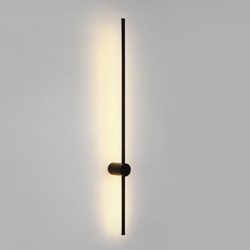 Modern Minimalist Style Linear Wall Mounted Light Fixture Metal Wall Sconces for Living Room