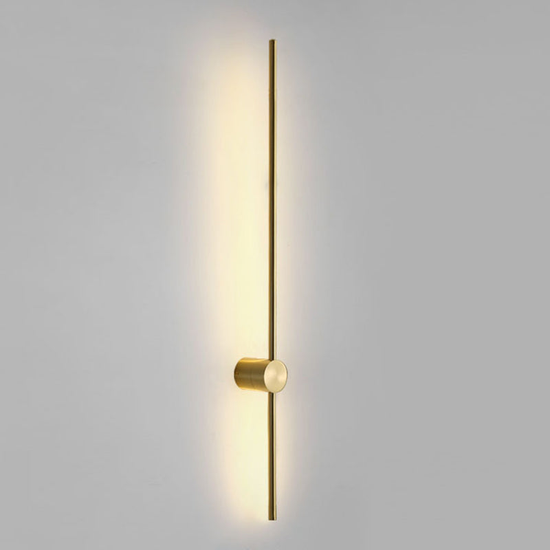 Modern Minimalist Style Linear Wall Mounted Light Fixture Metal Wall Sconces for Living Room