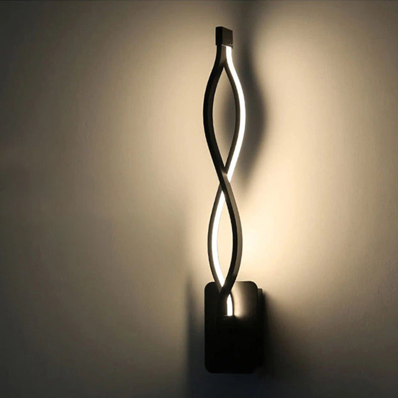 Modern Minimalist Style Linear Wall Mounted Light Fixture Acrylic Wall Sconces for Living Room