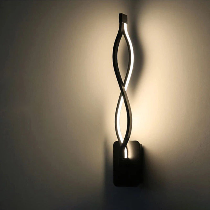 Modern Minimalist Style Linear Wall Mounted Light Fixture Acrylic Wall Sconces for Living Room