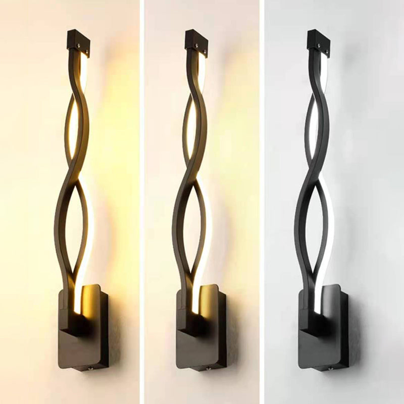 Modern Minimalist Style Linear Wall Mounted Light Fixture Acrylic Wall Sconces for Living Room