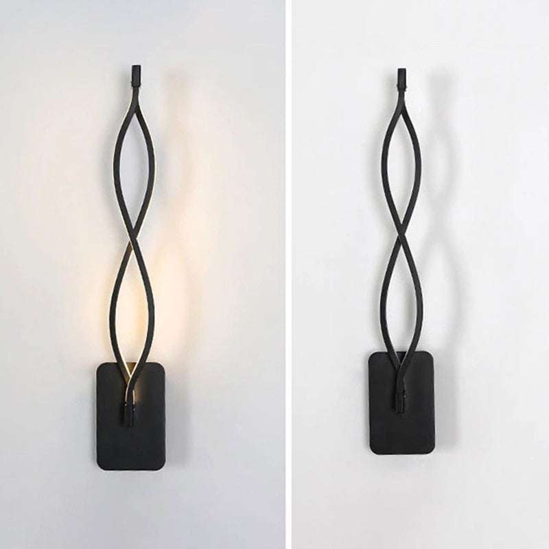 Modern Minimalist Style Linear Wall Mounted Light Fixture Acrylic Wall Sconces for Living Room