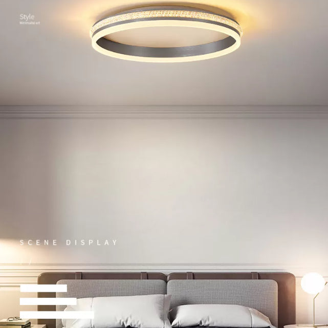 Fixation de la lumière du cercle 1 Légère Acrylique Légère Simplicité Simplicité Fixation du plafond Fixation du plafond