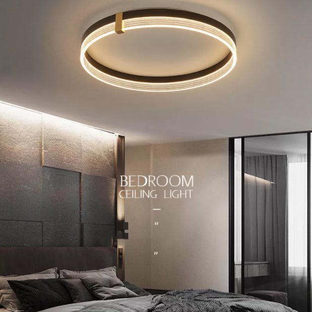 DEL géométrique Flush Mount Ceiling Light Modern Simplicity Acrylic Ceiling Mount Chandelier for Bedroom