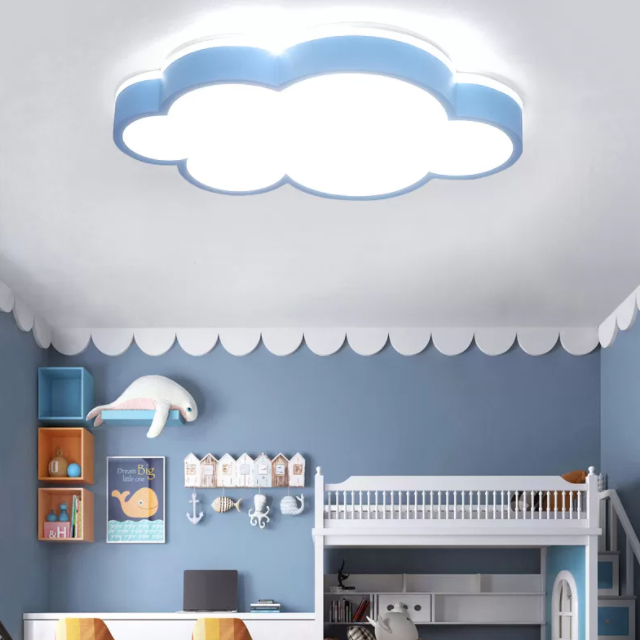 LED-slaapkamer inbouwplafondlamp Scandinavische stijl inbouwplafondlamp met wolkenacrylscherm