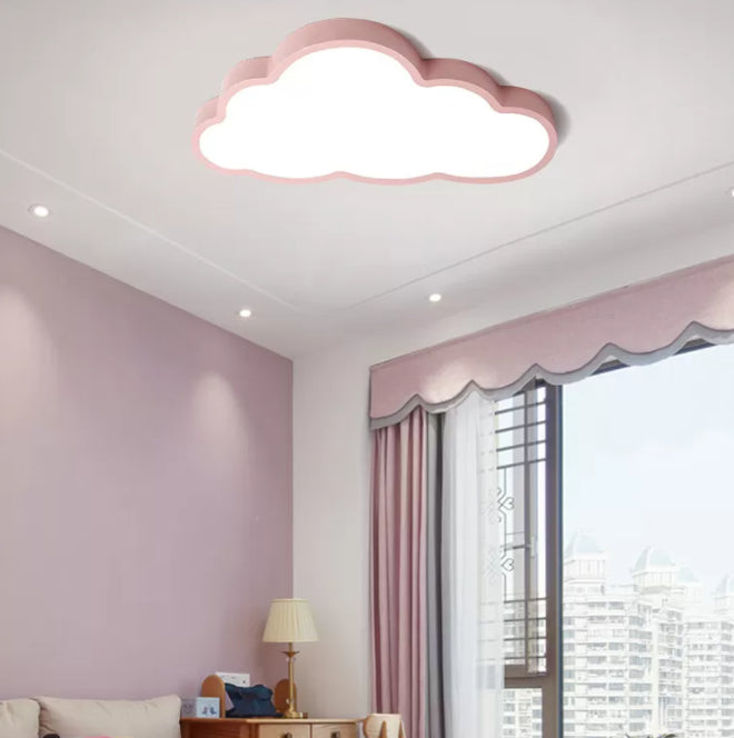 Cloud Flush Mount Light Fixtures Kids Acrylic Ceiling Light Fixtures for Bedroom