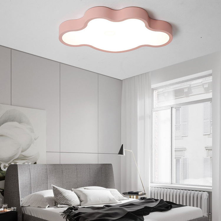 Cloud Flush Mount Light Fixtures 1 Light Acrylic Contemporary Ceiling Lights Flush Mount