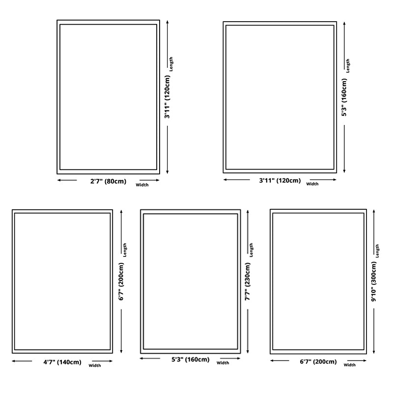 Grauston moderner Fläche Teppich Polyester Federdruck Teppich nicht rutschfestem Innenteppich für Wohnzimmer
