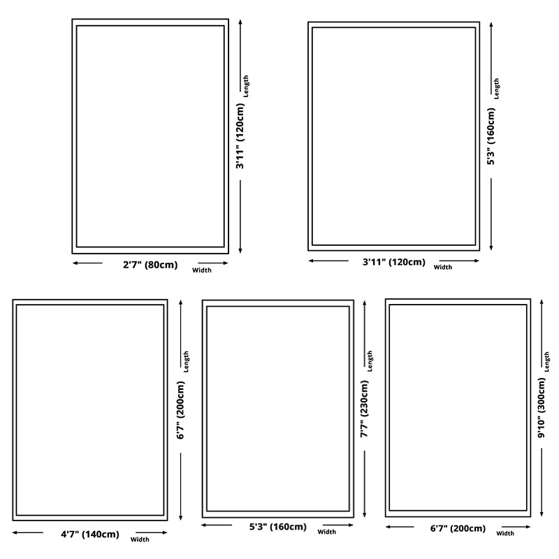 Luxury Multicolor Modern Rug Polyester Flower Pattern Area Rug Non-Slip Backing Carpet for Living Room