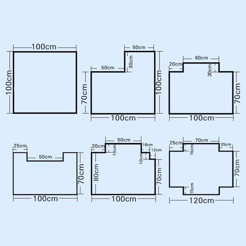 Green Tone Modern Area Carpet Polyester Plant Pattern Indoor Rug Anti-Slip Backing Carpet for Living Room