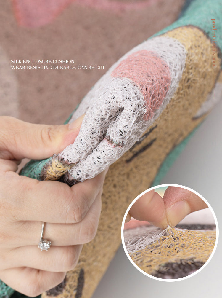 Grey Tone Home Decoration Carpet Bionic Cat Printed Area Rug Polyester with Non-Slip Backing Rug