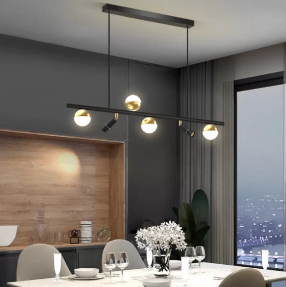 Spoltlight Acrilic Sfrigerale lampada isola minimalista LAMPAGGIO A IMPESSO LED NERO E GOLD per il ristorante