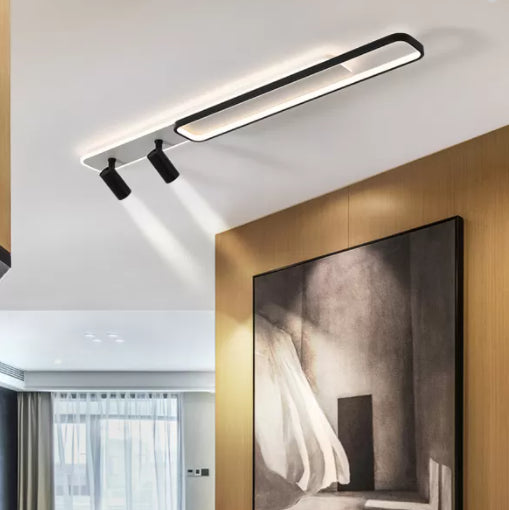 Modern Minimalist Style Linear LED Flush Mount Spotlight Acrylic Flush Ceiling Light