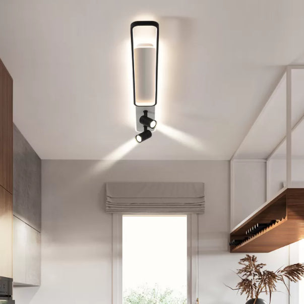 Modern Minimalist Style Linear LED Flush Mount Spotlight Acrylic Flush Ceiling Light