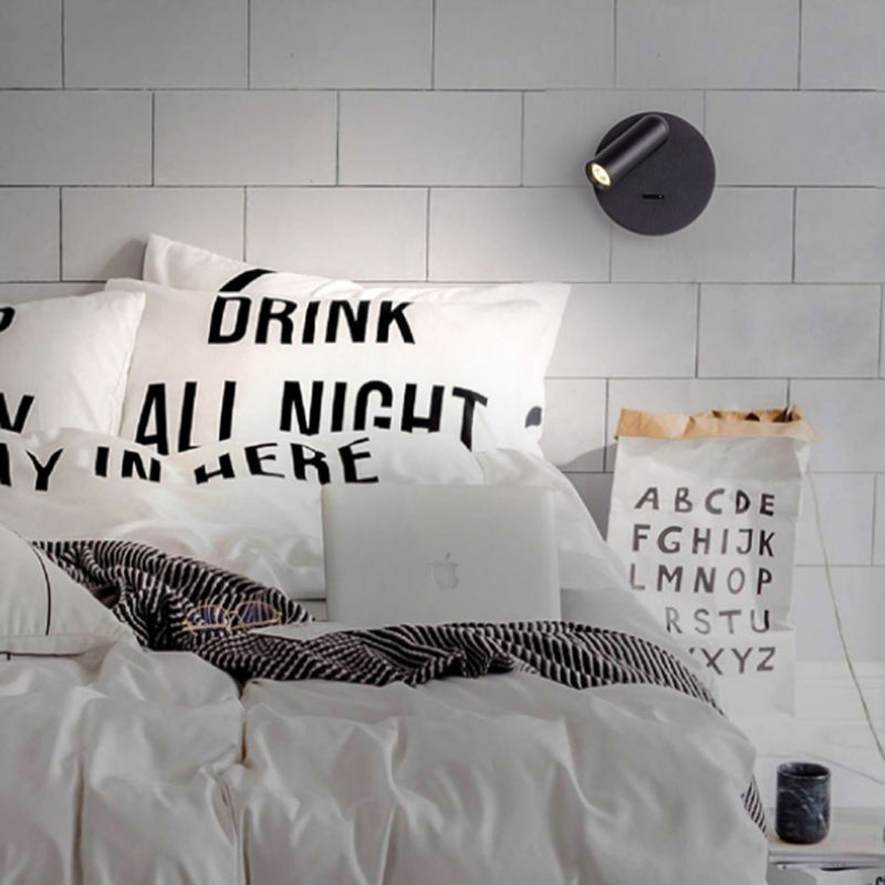 Modern Tubes Sconce Light Fixtures Metal 1 Light Wall Sconces