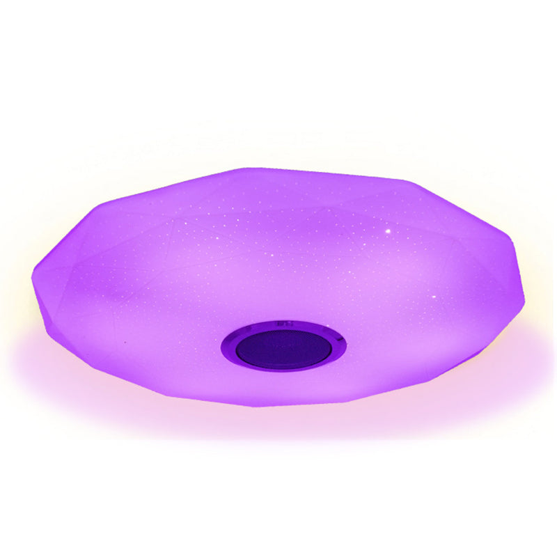 Flush Mount LED Ceiling Light Wireless Mobile Phone Control Bedroom Lighting Fixture