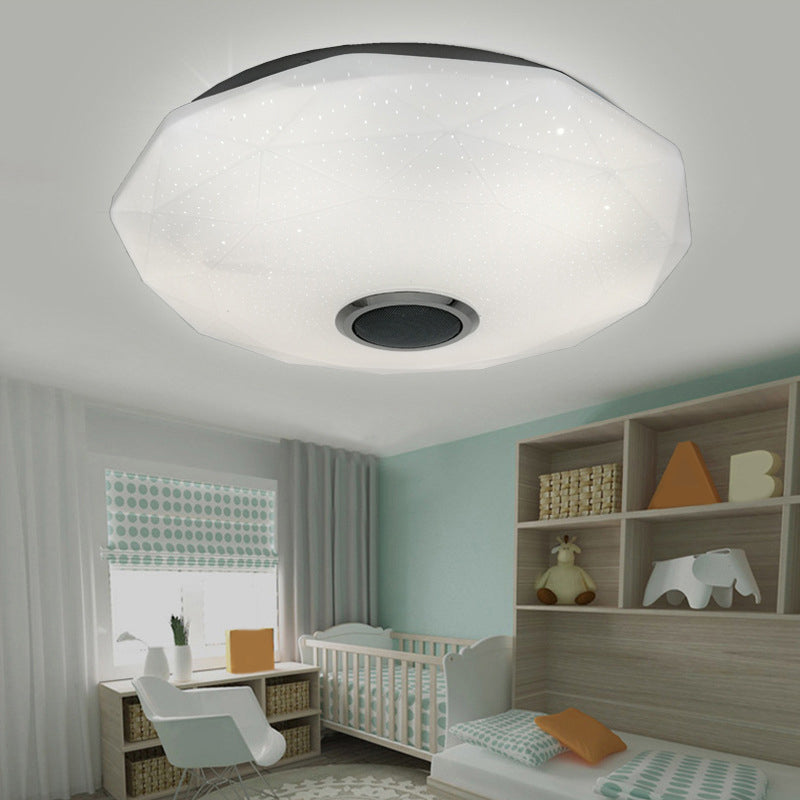 Flush Mount LED Ceiling Light Wireless Mobile Phone Control Bedroom Lighting Fixture