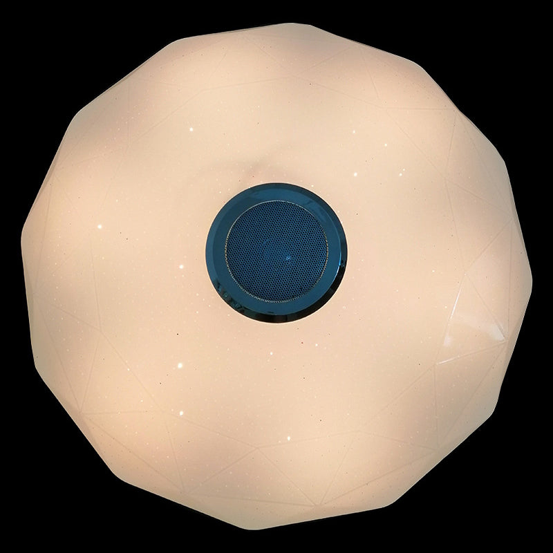 Flush Mount LED Ceiling Light Wireless Mobile Phone Control Bedroom Lighting Fixture