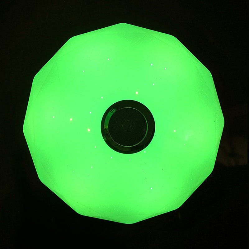 Flush Mount LED Ceiling Light Wireless Mobile Phone Control Bedroom Lighting Fixture