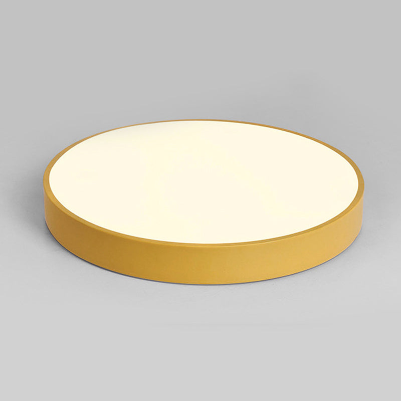 Round Flushmount Lights Macaron Acrylic Ceiling Mounted Fixture for Living Room