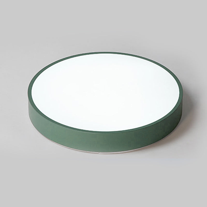 Round Flushmount Lights Macaron Acrylic Ceiling Mounted Fixture for Living Room