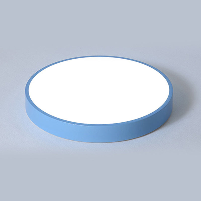 Round Flushmount Lights Macaron Acrylic Ceiling Mounted Fixture for Living Room