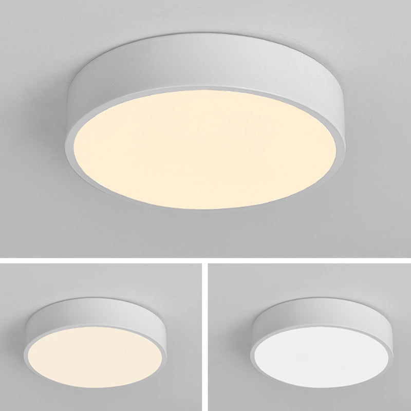 Round Flushmount Lights Macaron Acrylic Ceiling Mounted Fixture for Living Room