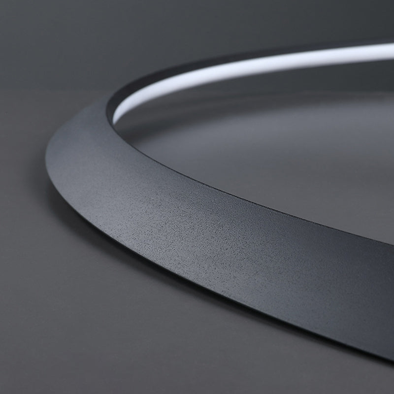 Lumo a spirale a spirale minimalista a spirale a sospensione a soffitto in alluminio per il ristorante