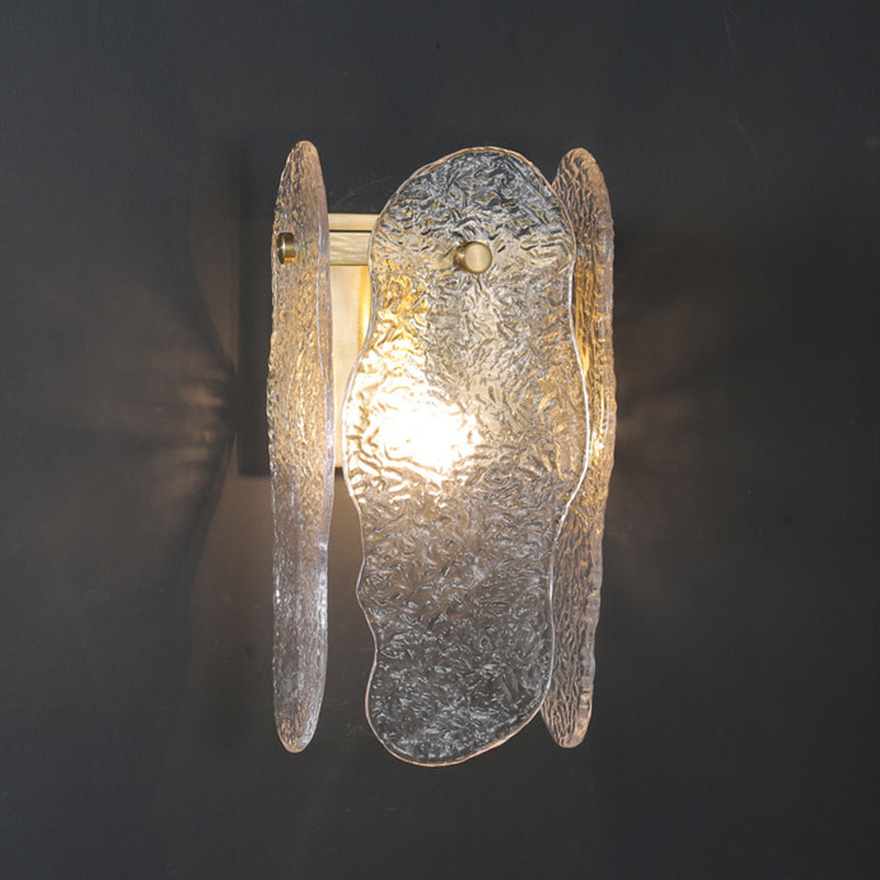 Modern Minimalist Style Sconce Light Fixtures Glass Wall Lighting for Living Room