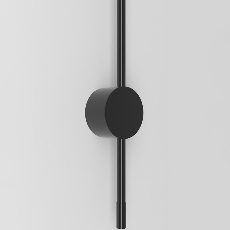 Control remoto RGB Luz de la plataforma Moderna Moderna larga Lámpara de pared LED decorativa de ambiente en negro