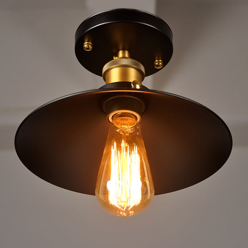 Amerikaanse landelijke inbouw plafondlamp retro industriële stijl creatieve slaapkamer gang studie balkon gangpad ingang ijzeren lampen