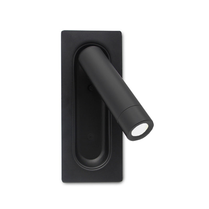 7 "H MODERNO Montaje de montaje LED LEAK DEL SITBILLO OBJUNTO DESEJO Cilíndrica Lámpara de lectura de la noche