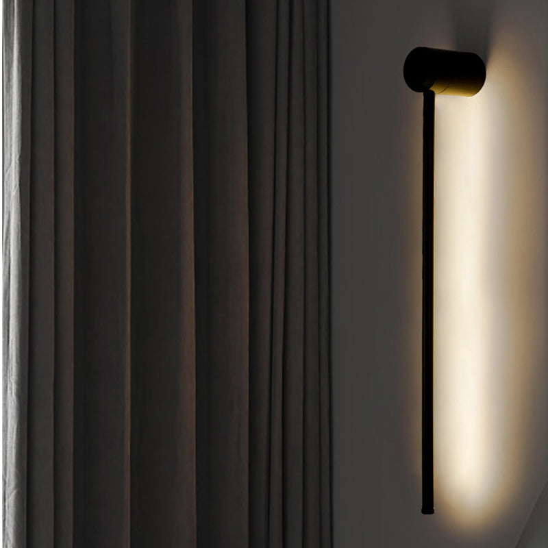 Lámpara de pared LED de tira larga de 360 ° de 360 ° Luz de línea de minimalismo de estilo nórdico para escaleras de pasillo