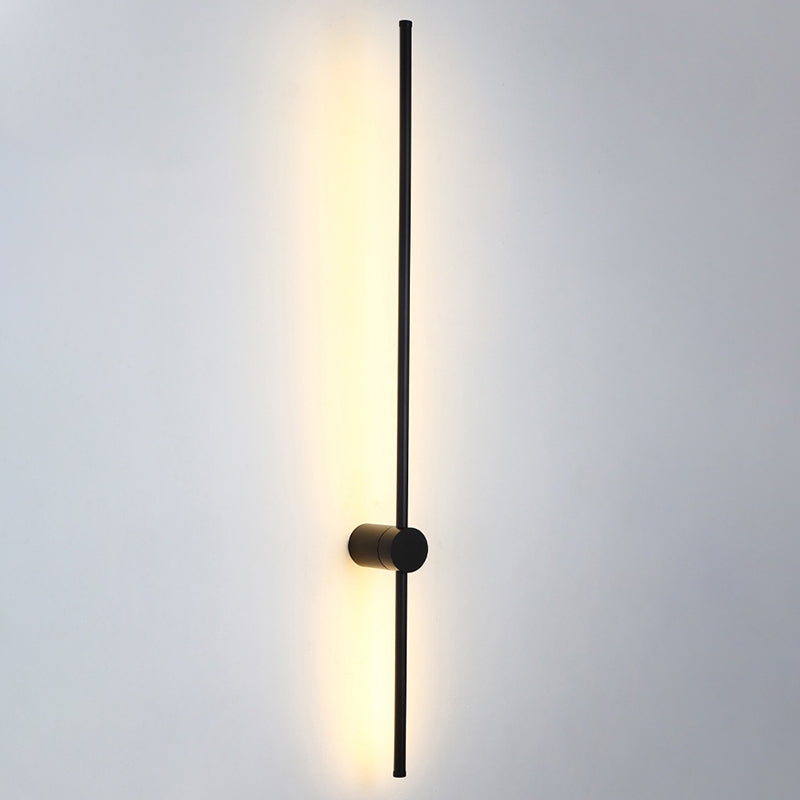 Lámpara de pared LED de tira larga de 360 ° de 360 ° Luz de línea de minimalismo de estilo nórdico para escaleras de pasillo