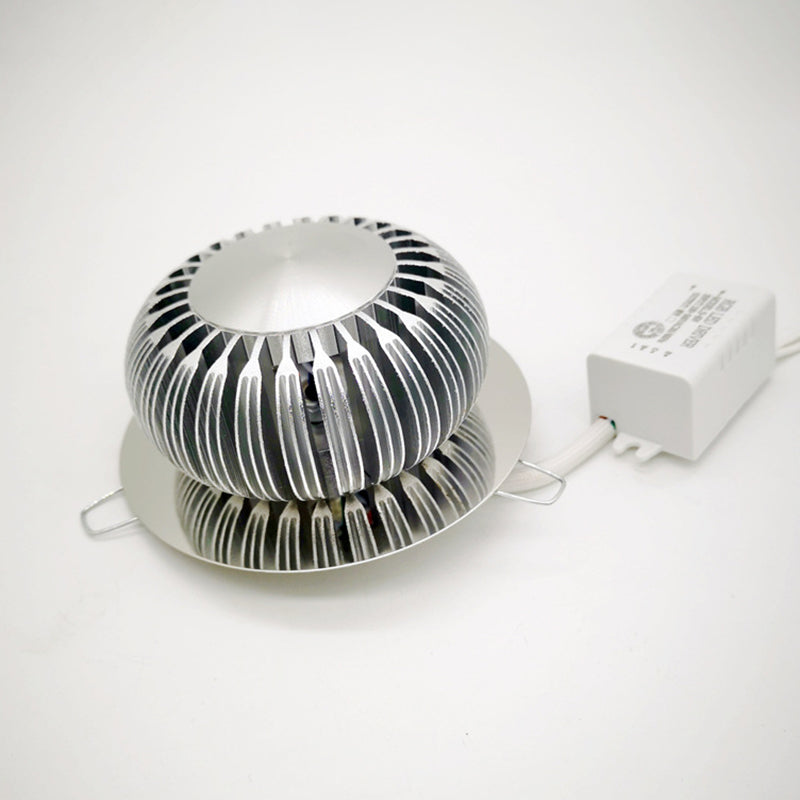 Modern Style LED Wall Lamp Sliver Metal Hollowed Out Sconce Lighting in RGB Color Light with Remote Control