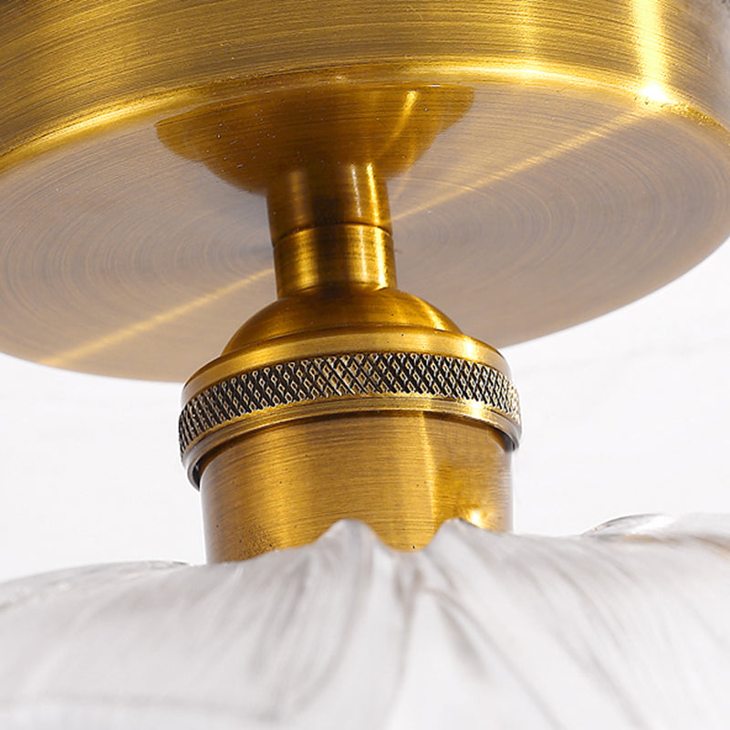 New Modern Prismatic Glass Flush Light Fixtures Blossoms Flush Mount with Shape