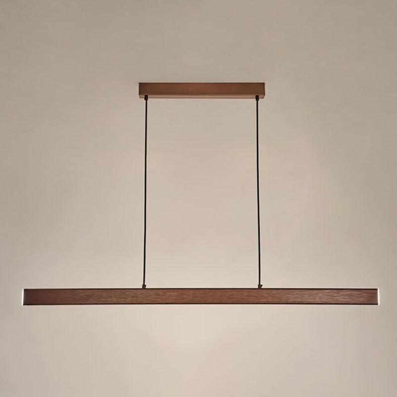 Luci di lampadari dell'isola lineare Simplicità Fissature di illuminazione del lampadario acrilico per tavolo da pranzo