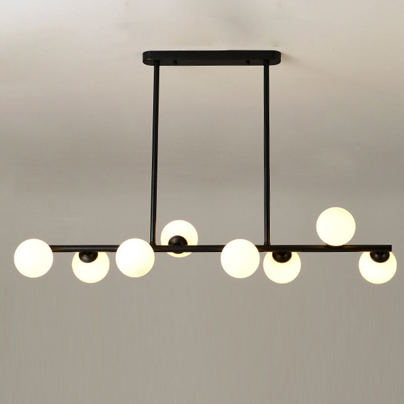 Orb Room Isola Lucile dell'isola Glass Lampella a base di isola in stile contemporaneo