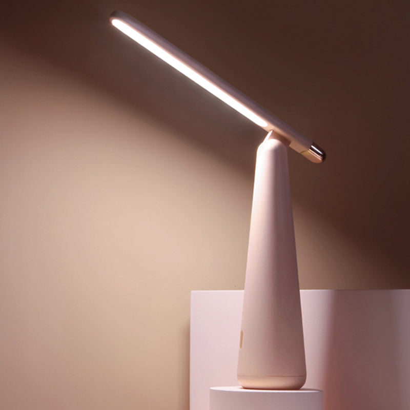 Lampe de table de style minimaliste moderne avec port USB Plastique 1 lumière lumineuse Lumière pour l'étude