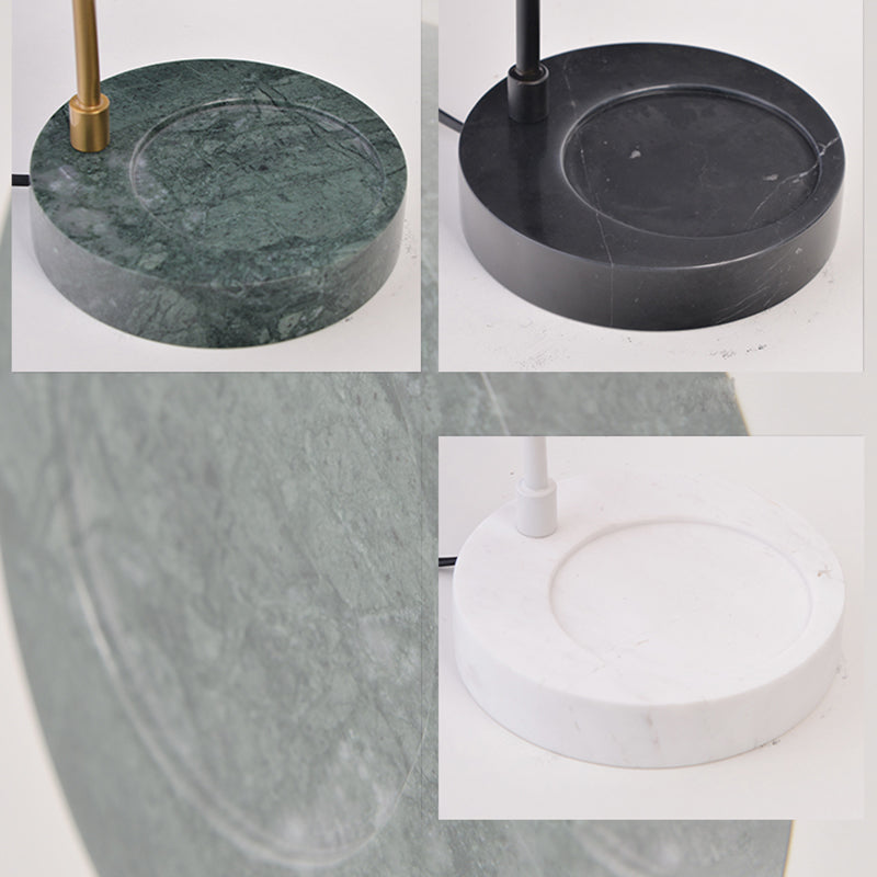 Modern Minimalist Style Dome Nightstand Lamp Glass 1 Light Table Light for Living Room