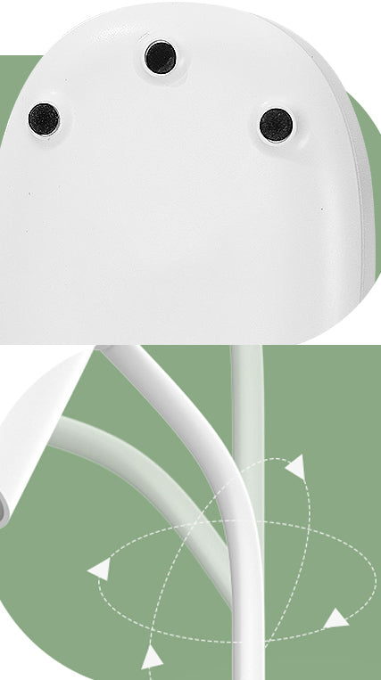 Lampada da tavolo in stile minimalista moderno con porta di plastica USB 1 luce da tavolo per la scrivania