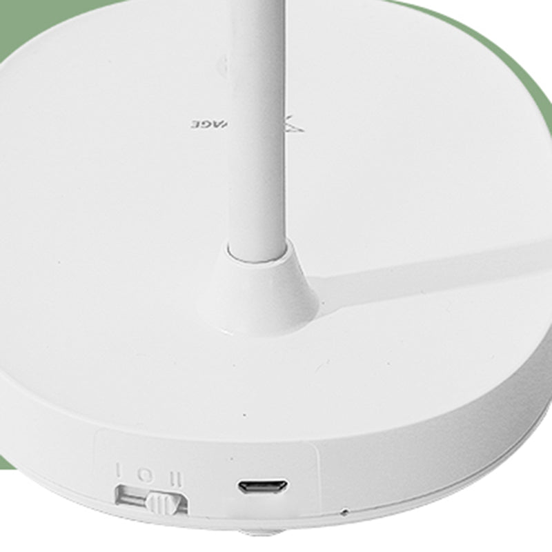 Lampada da tavolo in stile minimalista moderno con porta di plastica USB 1 luce da tavolo per la scrivania