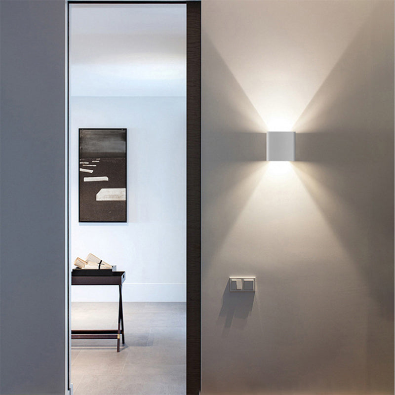 Modern Minimalist Style Geometric Wall Mounted Light Fixture Metal Wall Lamps