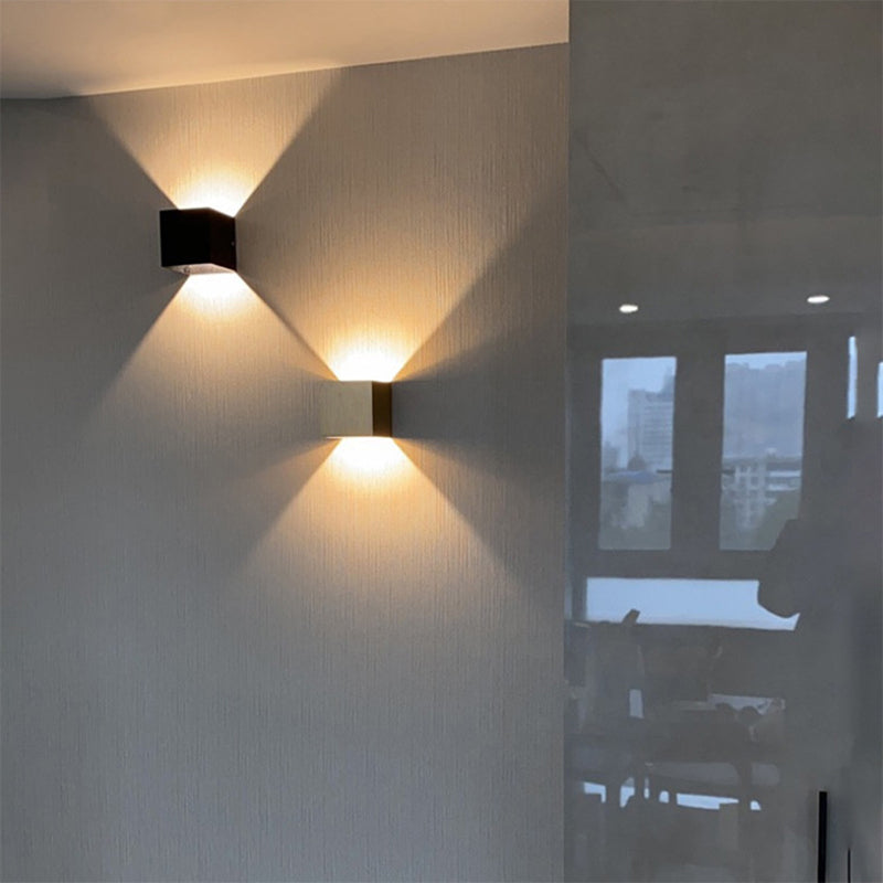 Modern Minimalist Style Geometric Wall Mounted Light Fixture Metal Wall Lamps