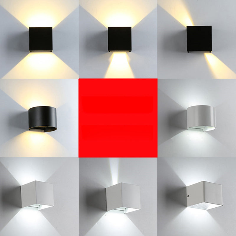 Modern Minimalist Style Geometric Wall Mounted Light Fixture Metal Wall Lamps