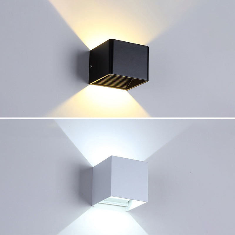 Modern Minimalist Style Geometric Wall Mounted Light Fixture Metal Wall Lamps