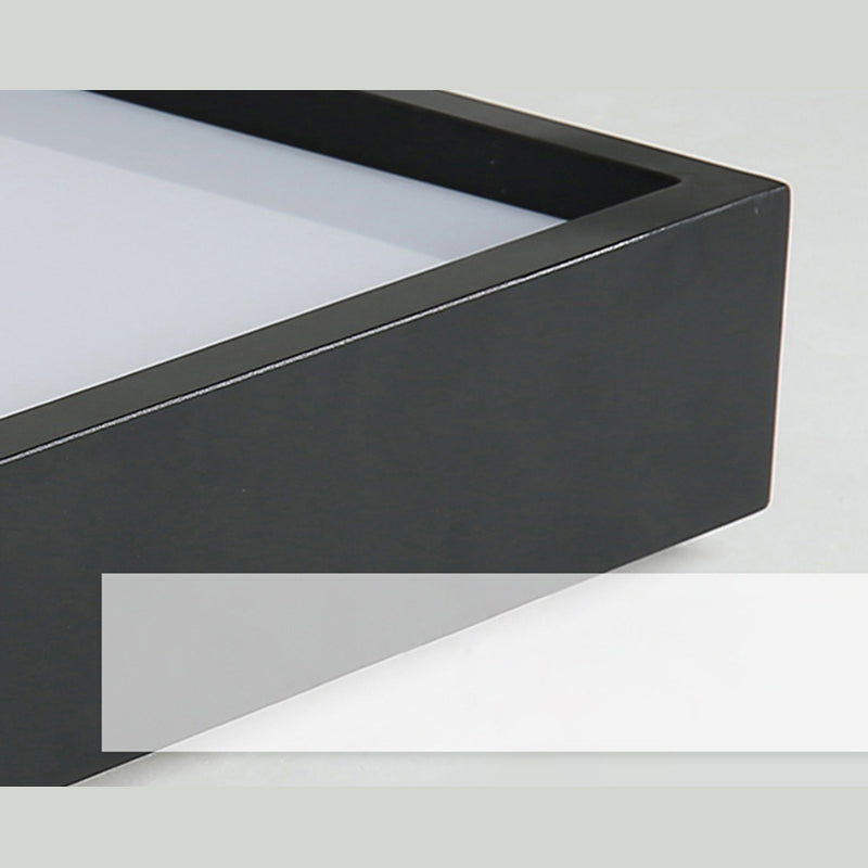 Neue moderne quadratische LED-Unterputzleuchte mit 1 Licht und Acryl für die Deckenmontage im Wohnzimmer